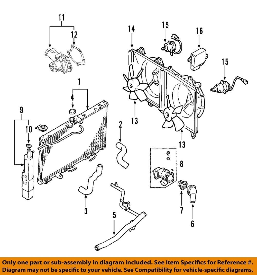Cooling System | OE MR993933 | Mitsubishi | Cooling Systems